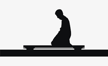 Eid Black Characters Worship, Eid, Al, Adha PNG Image and Clipart ...