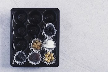 Eid Mubarak. Different iftar sweets. Celebrating Eid Al Adha. Islamic traditional holiday. Eid al-Fitr. Holly month Ramadan. Middle Eastern religious holiday. Dried date fruit. Flat lay, top view.