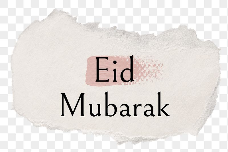 Eid Mubarak png ripped paper | Free PNG - rawpixel