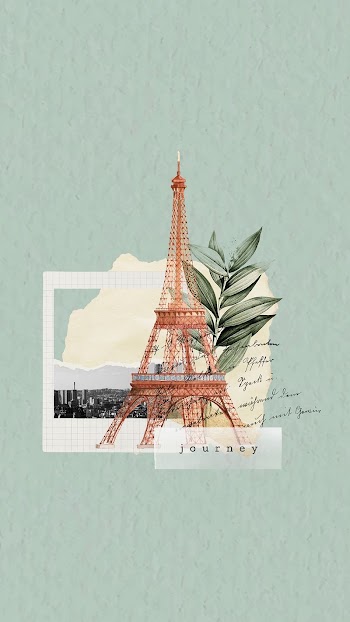 Eiffel tower aesthetic mobile wallpaper, | Free Photo - rawpixel