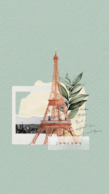Eiffel tower aesthetic mobile wallpaper, | Free Photo - rawpixel