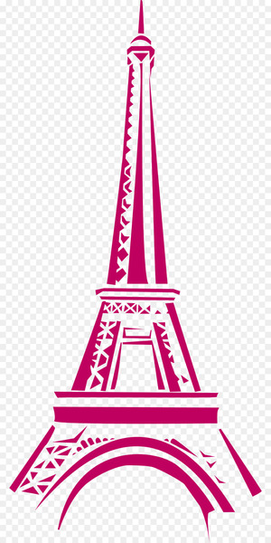 Eiffel Tower Clip art - Pink Eiffel Tower 