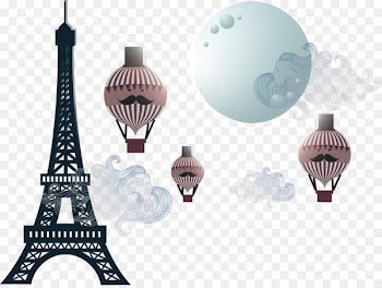 Eiffel Tower Decal - Vector moon Tower 