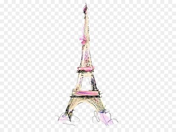 Eiffel Tower Drawing Illustration - Eiffel Tower 