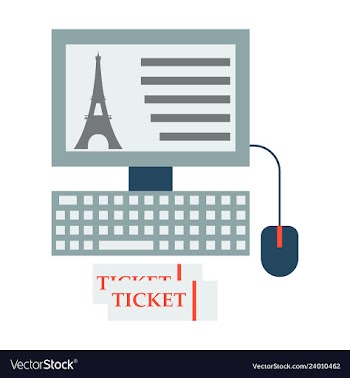 Eiffel tower icon in computer vector image