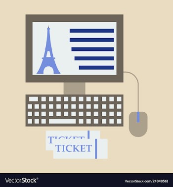 Eiffel tower icon in computer vector image