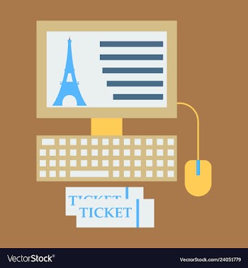 Eiffel tower icon in computer vector image