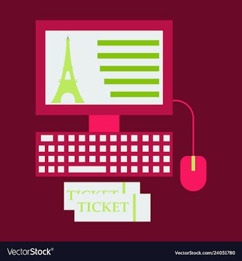Eiffel tower icon in computer vector image