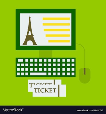 Eiffel tower icon in computer vector image