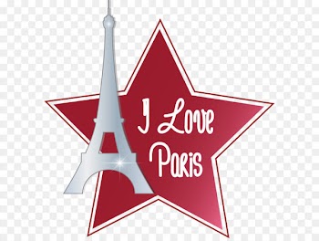 Eiffel Tower Illustration - Valentine element 