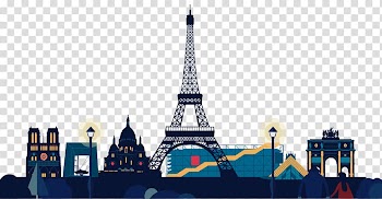 Eiffel Tower illustration, Vexel, France Paris City Lights transparent background PNG clipart