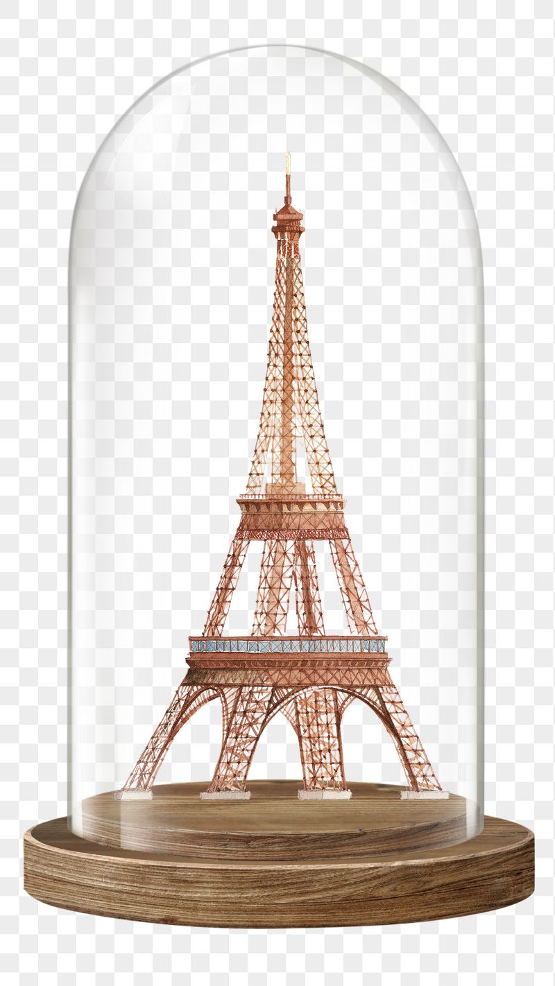 Eiffel Tower png glass dome | Free PNG - rawpixel