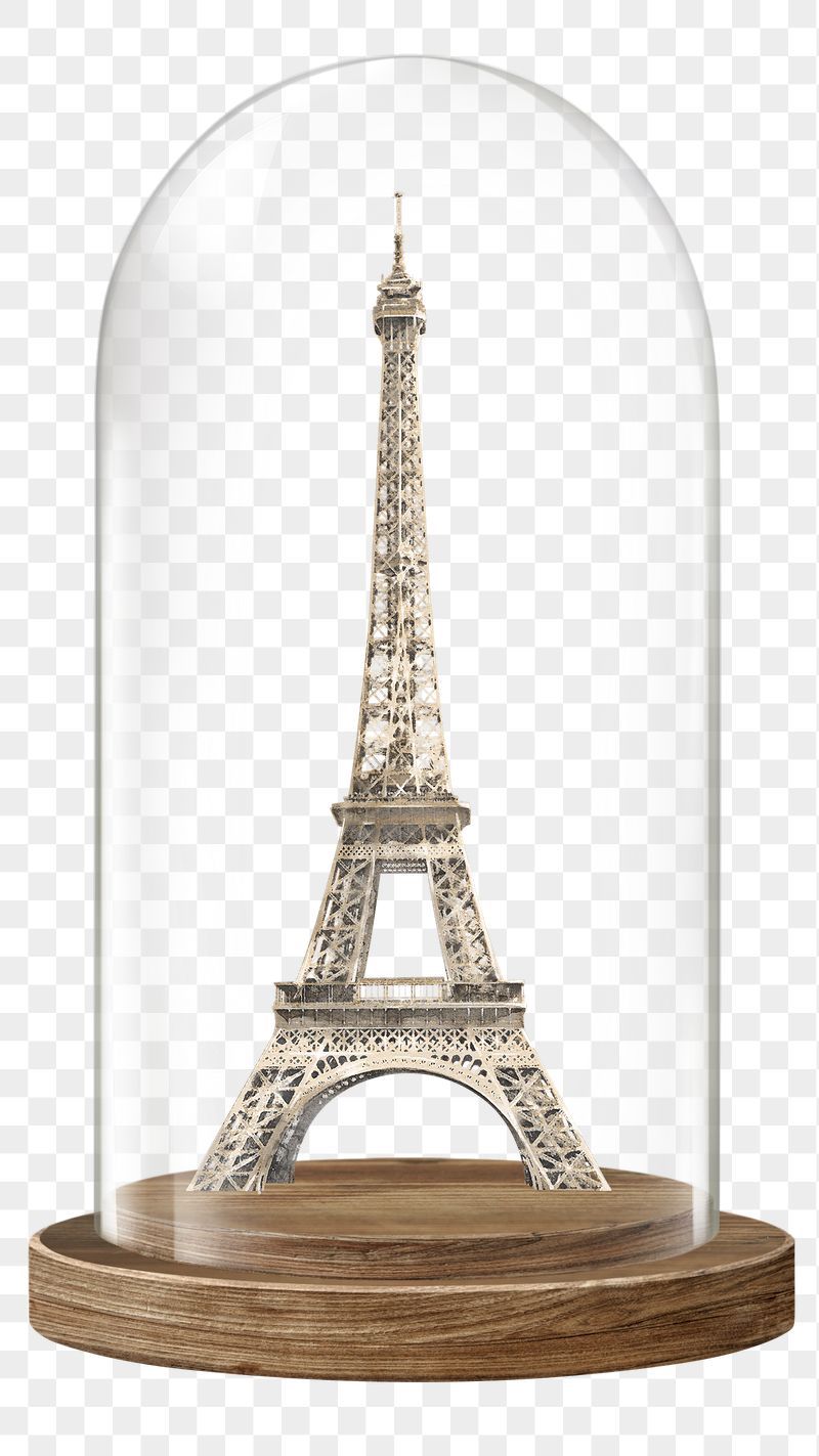 Eiffel Tower png glass dome | Free PNG - rawpixel