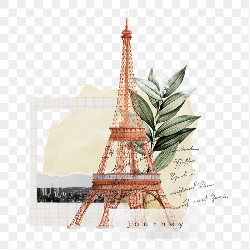 Eiffel Tower png sticker, aesthetic | Free PNG - rawpixel