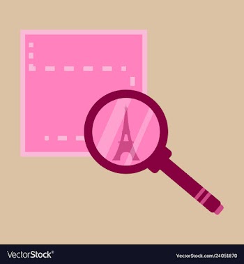 Eiffel tower silhouette simple background with vector image