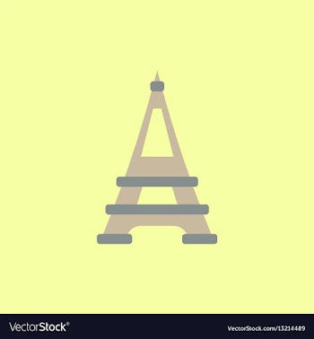 Eiffel tower vector image