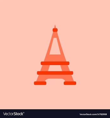 Eiffel tower vector image