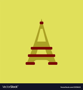 Eiffel tower vector image