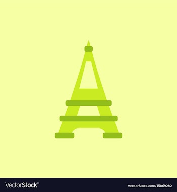 Eiffel tower vector image