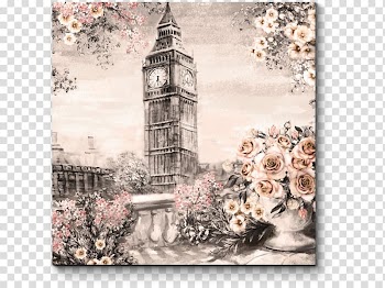 Eiffel Tower Watercolor painting , eiffel tower transparent background PNG clipart