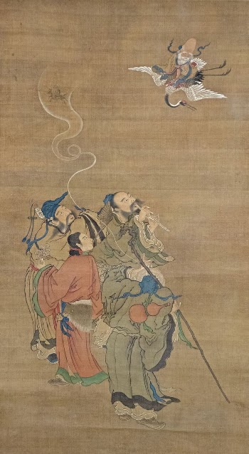 Eight Daoist Immortals Welcoming Jurōjin | Free Photo - rawpixel