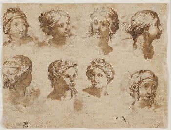 Eight studies of female heads | Free Photo - rawpixel
