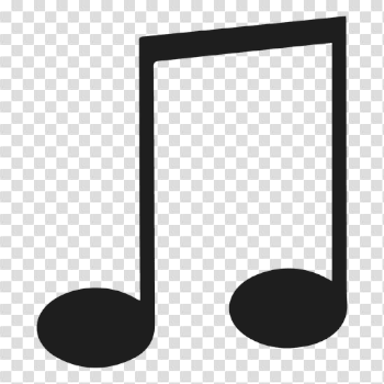 Eighth note music - Transparent PNG & SVG vector