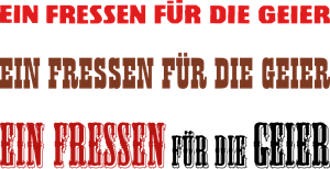 Ein Fressen für die Geier Logo Vector