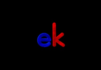 Ek Logo Illustration