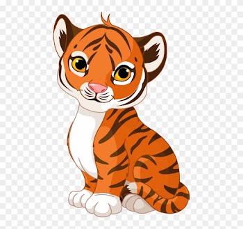 El Tigre - Baby Tiger Cubs Drawing
