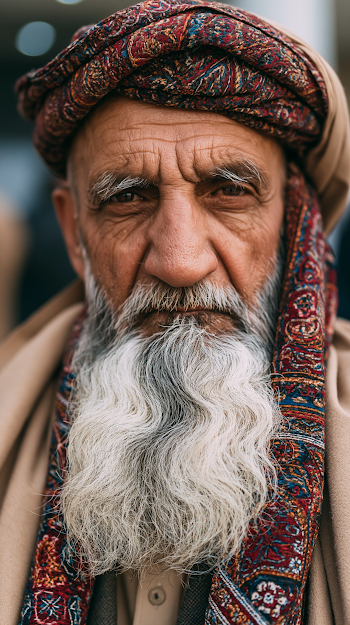 Elderly Expat Man from Pakistan