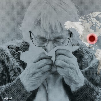 Elderly woman infected with Covid-19 during the coronavirus pandemic | Free  illustration - 2300703