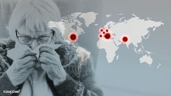 Elderly woman infected with Covid-19 during the coronavirus pandemic | Free  illustration - 2300708