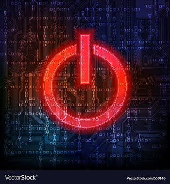Electric background vector image