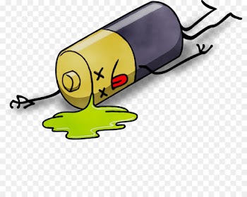 Electric Battery, Leakage, Battery Charger, Yellow PNG