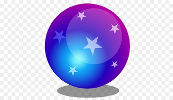 electric blue purple symbol sky - Magic ball 