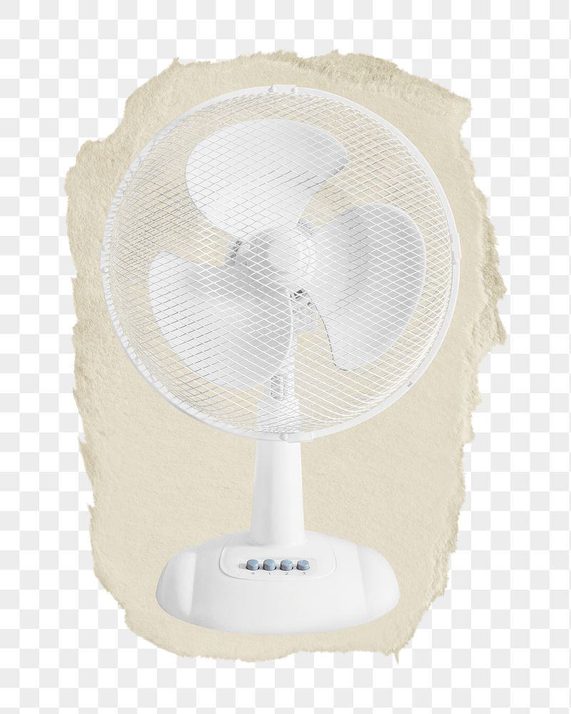 Electric fan png ripped paper | Free PNG - rawpixel