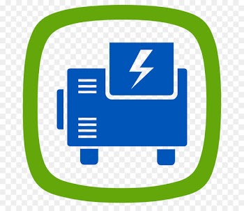 Electric generator Electricity Diesel generator Engine-generator Standby generator - diesel stamp 