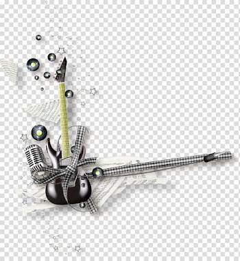Electric guitar , Electric Guitar DVD ribbons transparent background PNG clipart