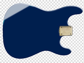 Electric guitar Font, Watercolor Dark Blue transparent background PNG clipart