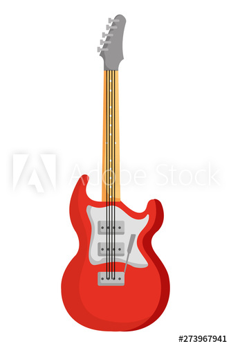 electric guitar instrument musical icon
