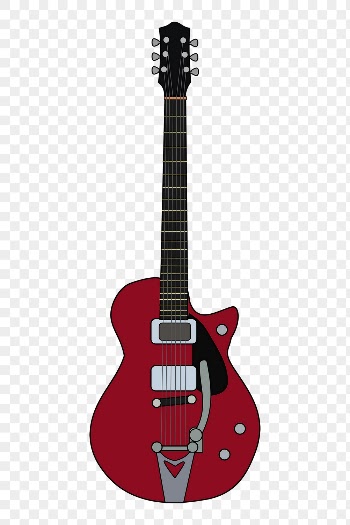 Electric guitar png sticker, transparent | Free PNG - rawpixel