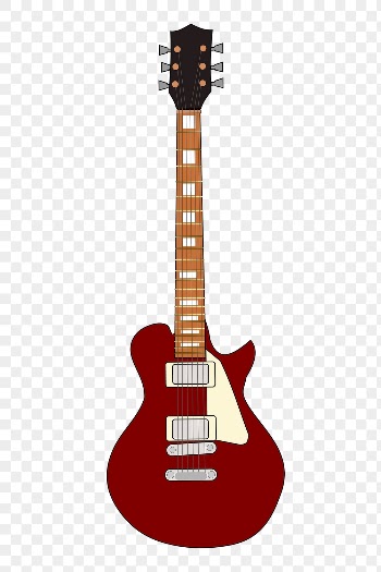 Electric guitar png sticker, transparent | Free PNG - rawpixel