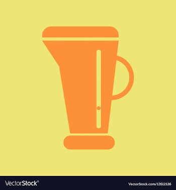 Electric kettle vector image
