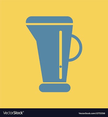 Electric kettle vector image