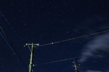 electric post under clear sky