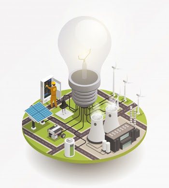 Electric power Free Vector