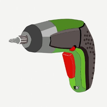 Electric screwdriver clipart, collage element | Free PSD - rawpixel