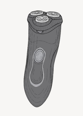Electric shaver clipart, color drawing | Free Vector - rawpixel