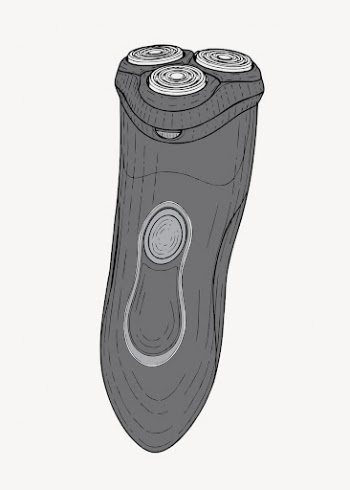 Electric shaver color drawing illustration. | Free Photo - rawpixel